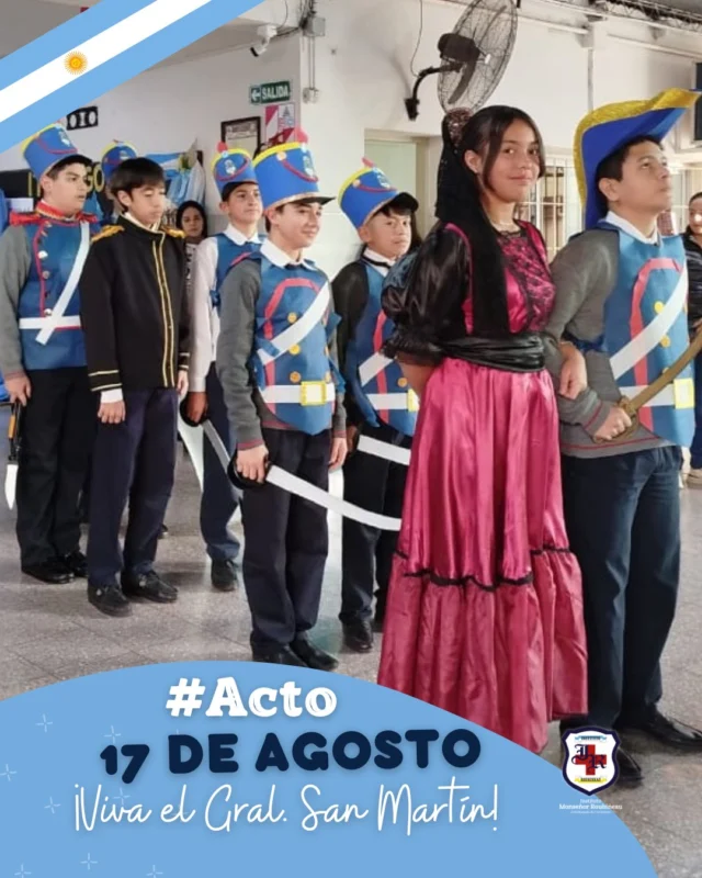 Homenaje al General San Martín 🐴🌄

Su mensaje nos recuerda que la verdadera grandeza no se mide en títulos ni en riquezas, sino en la capacidad de luchar por un bien común y de anteponer los ideales de justicia, unidad y fraternidad a los intereses personales. 

Compartimos algunos momentos del acto donde conmemoramos el Paso a la lnmortalidad de José Francisco de San Martín, un hombre que soñó con una Patria grande, libre y soberana. 

Gracias a todos y cada uno de los alumnos, artistas y profes que engalanaron esta fecha 🙌❤ 

#InstitutoRoubineau 
#SanMartin #Libertador