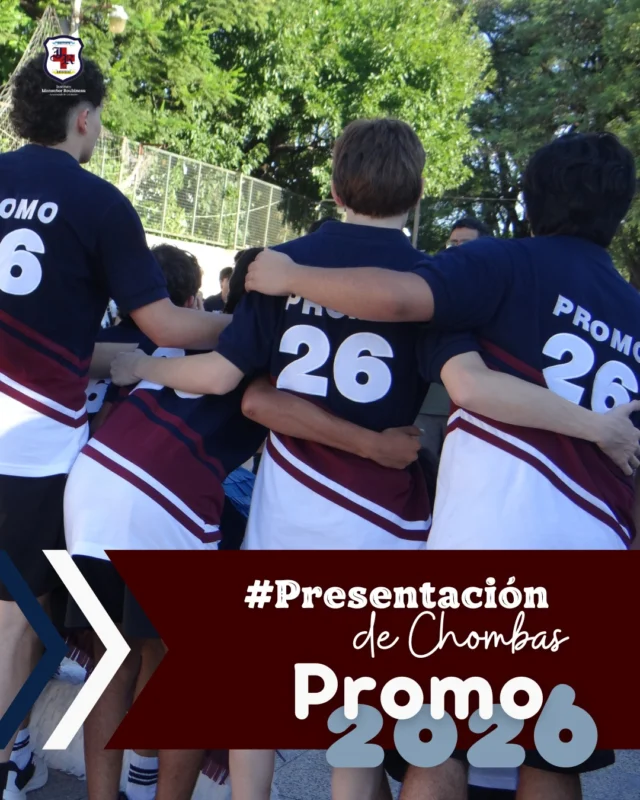 La #Promo2026 está de estreno 😎 

Llegó el momento más esperado… 🎉¡Ya conocimos la chomba de promoción! y su presentación fue todo un éxito. Querida Promo 2026: Llevarán este diseño junto a ustedes en este último tramo que compartiremos juntos y por siempre en su corazón, en los años que vendrán. 🥹 🎓 

¿Están listos para lucirla con orgullo? 💥

Gracias familias por acompañarnos. 
😉Encontrarán más fotos en nuestro Facebook.

#InstitutoRoubineau 
#chombadeegresados