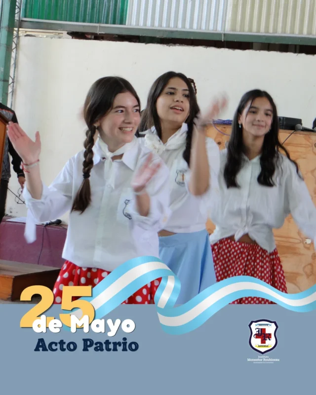 A puro talento y tradición 🇦🇷✨

Celebramos un nuevo aniversario de nuestra Revolución de Mayo reviviendo nuestras raíces de la mejor manera: juntos y en movimiento. Tuvimos tradición en la pista con el pericón y el chamamé, representación de 1810 y una versión única del Himno Nacional Argentino, que nos hicieron aplaudir de pie. 

Gracias a los profes, los chicos y las familias que hicieron posible este hermoso acto. ¡La patria se construye todos los días desde la escuela! 💙🤍💙 

#InstitutoRoubineau 
#25Mayo